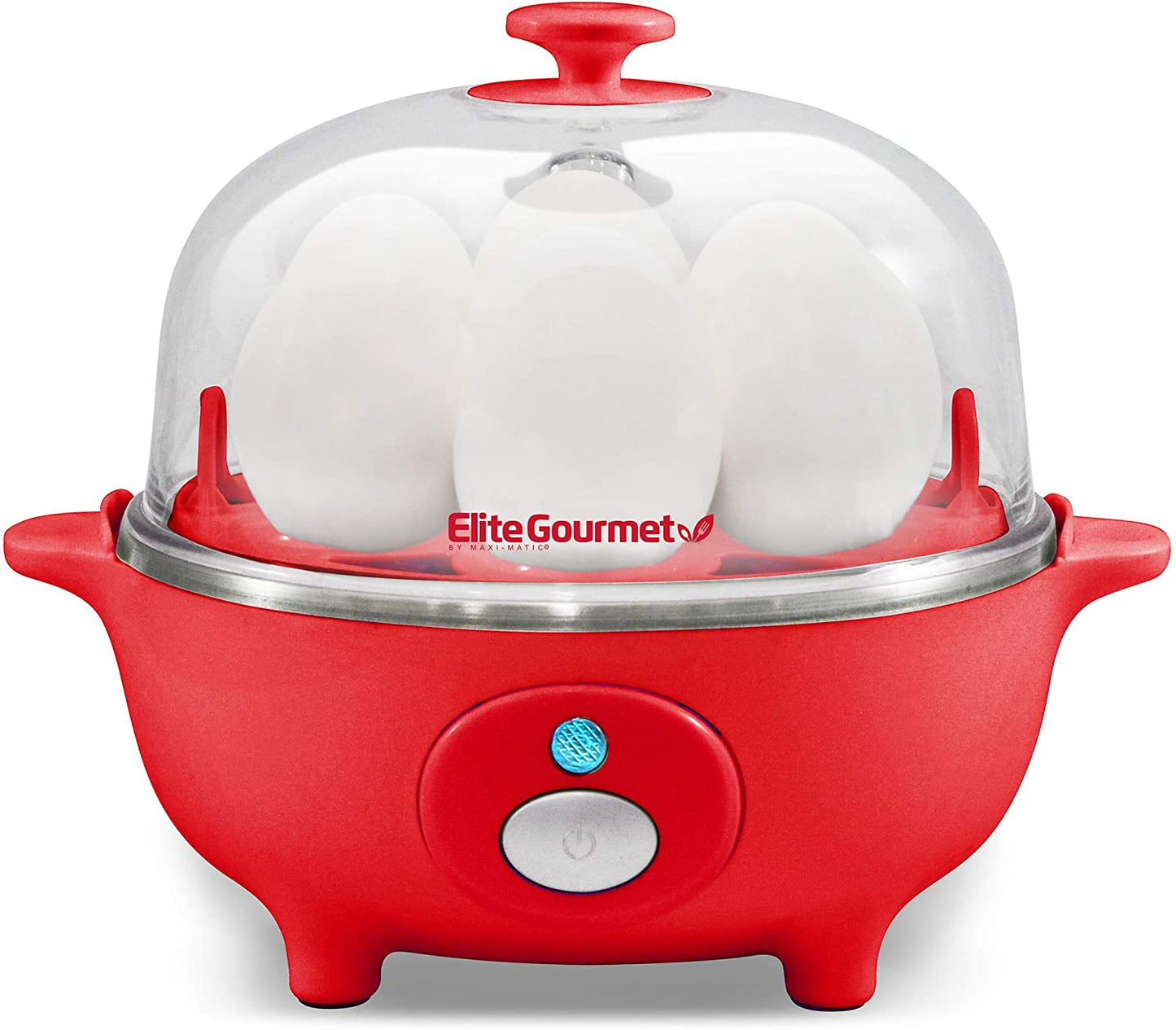 Easy Electric Egg Poacher, Cooker W/ Auto-Shut off, Buzzer, 7 Egg Capacity