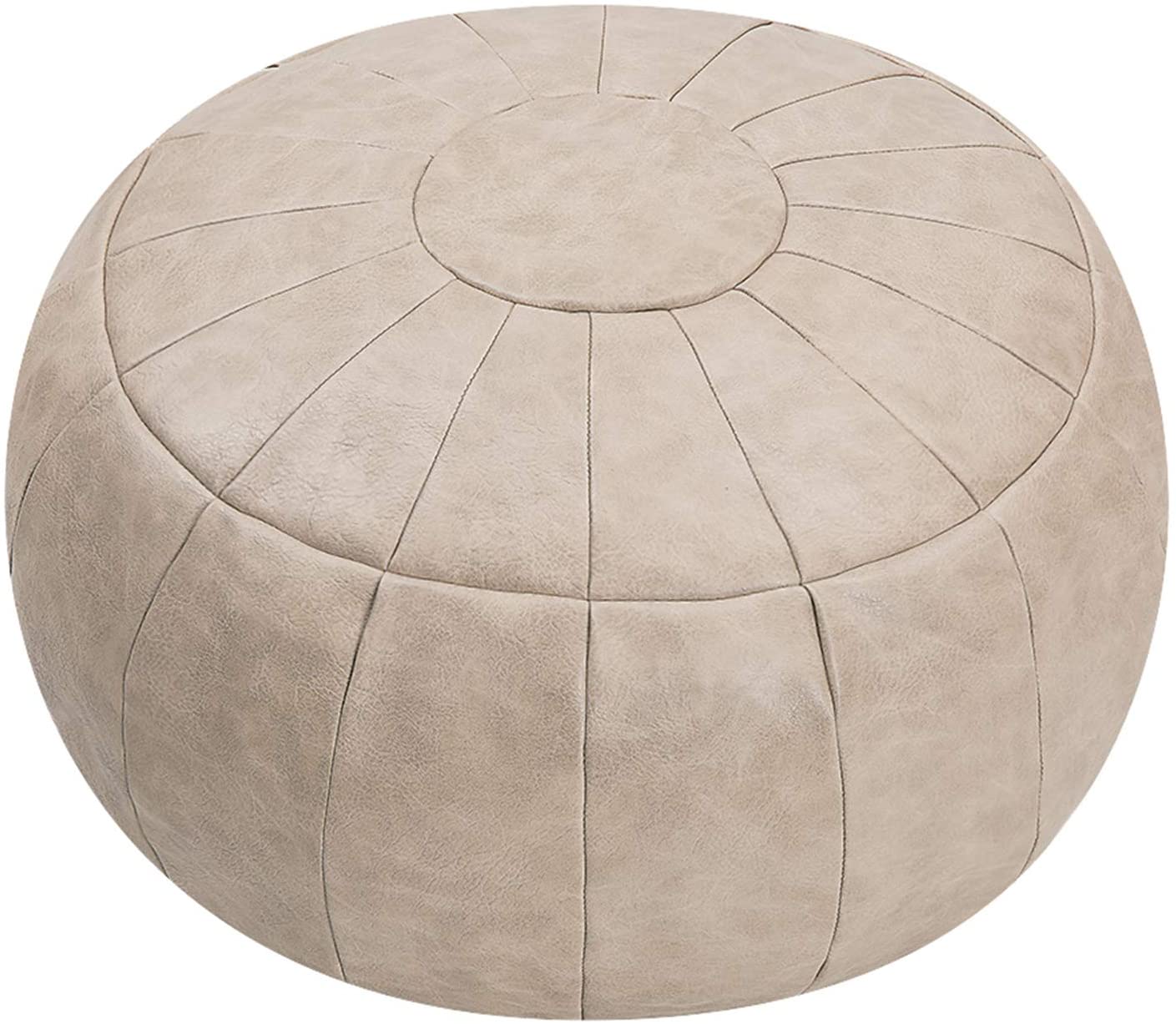 Decorative Pouf, Ottoman, Bean Bag Chair, Foot Stool, Foot Rest (Unstuffed)