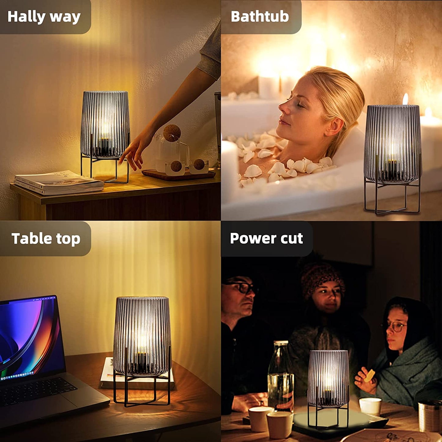 Battery Operated Small Accent Lamp with Timer