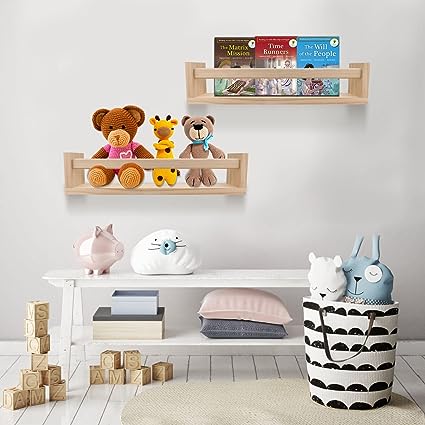 Nursery Book Shelves Set of 4