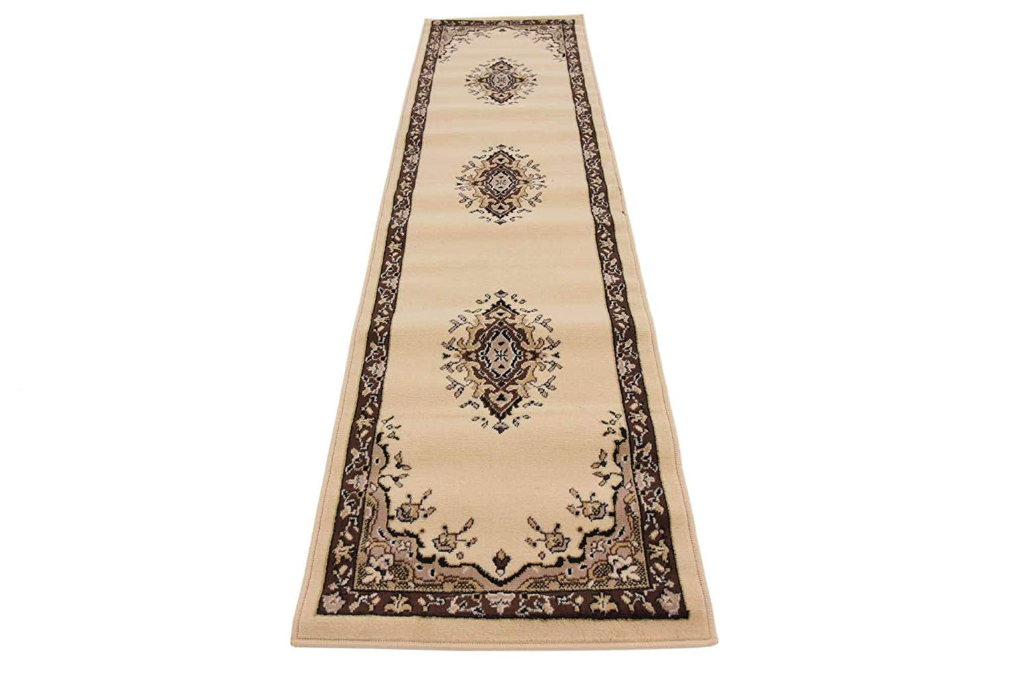 Traditional Ivory Soft Area Rug