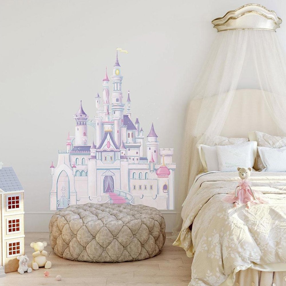 Princess Castle Peel and Stick Giant Wall Decal