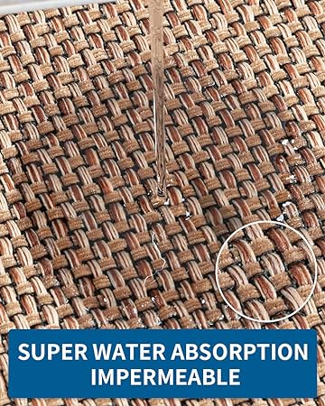 Kitchen Rugs and Mats Non Skid Washable, Absorbent Runner Rugs for Kitchen, Front of Sink, Kitchen Mats for Floor (Beige, 20"x47")