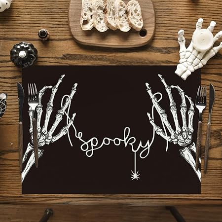 50 Pack, 10x14 Inch Seasonal Thanksgiving Disposable Place Mat for Party Dining Decoration