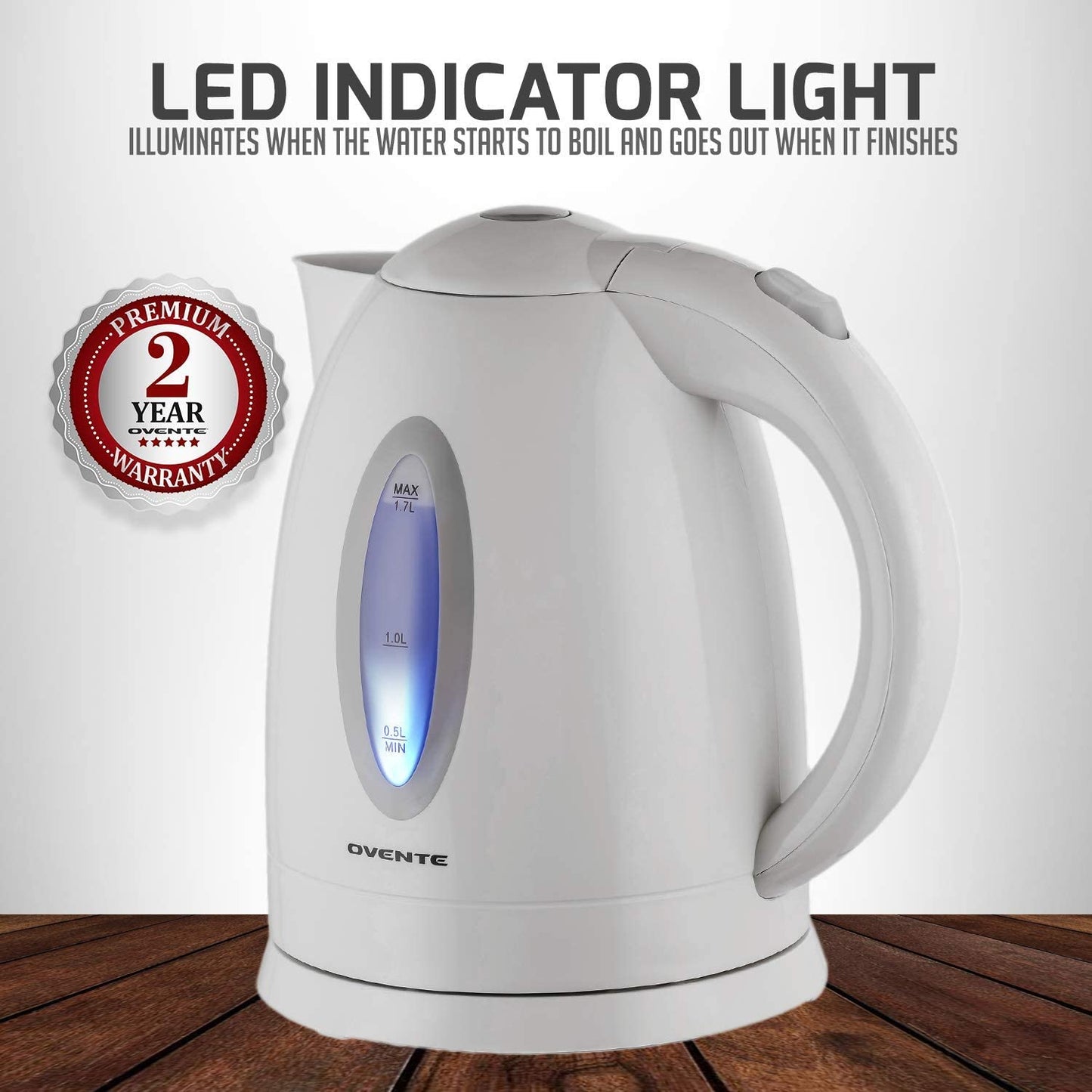 1.7 Liter Electric Hot Water Kettle/Tea Maker, Brew Coffee & Beverage