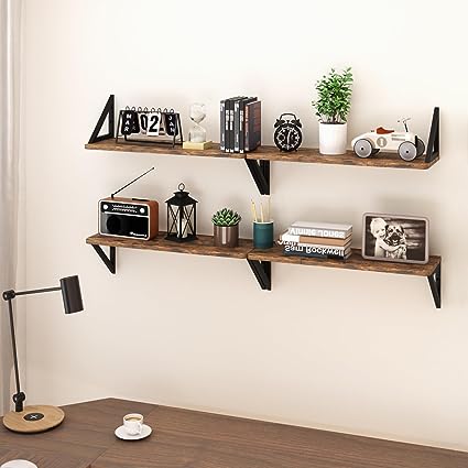 24 inch Floating Shelves Wall Storage Décor, Set of 2