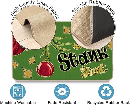 Non Skid Washable Black and White Boho Kitchen Rug Sets of 2, 17x29 and 17x47 Inch