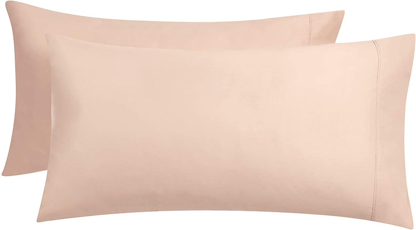 Lightweight Super Soft Easy Care Microfiber Pillowcases - 2-Pack