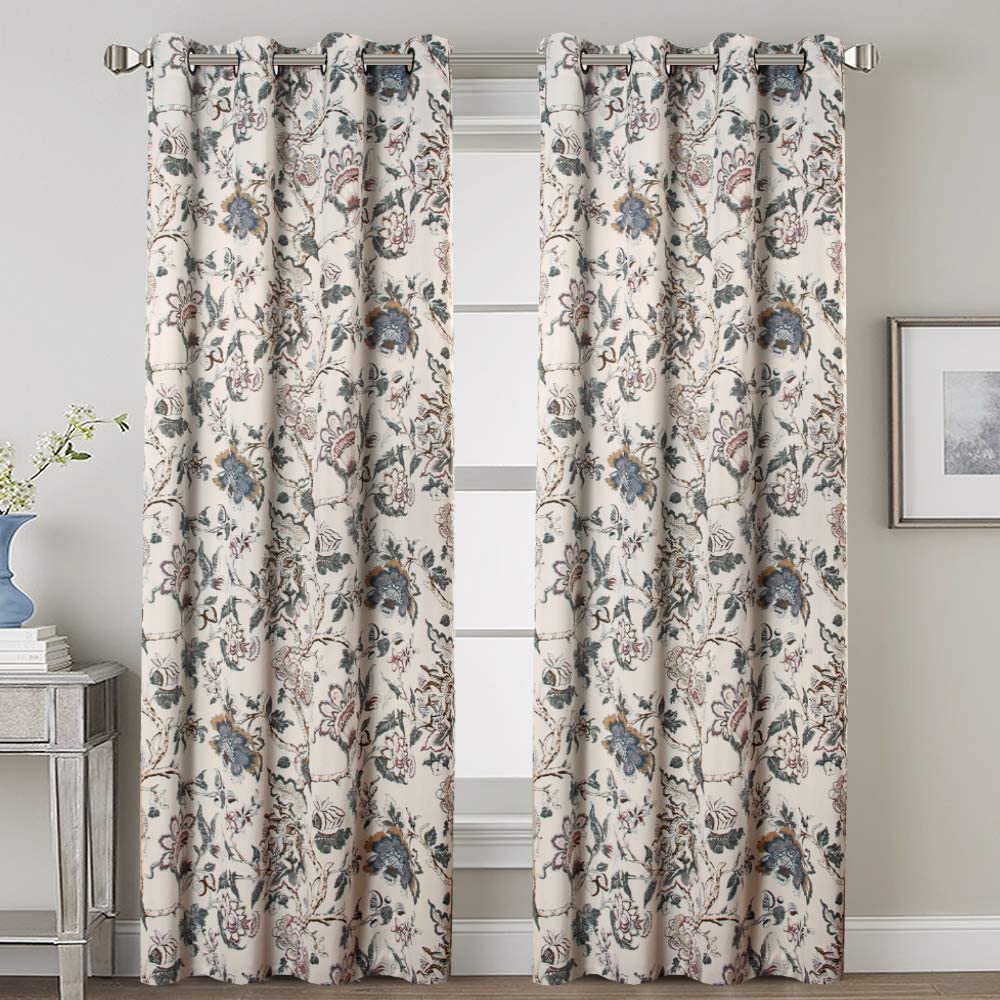 Blackout Curtains for Bedroom Thermal Insulated Room Darkening Grommet Curtains Panels Drapes