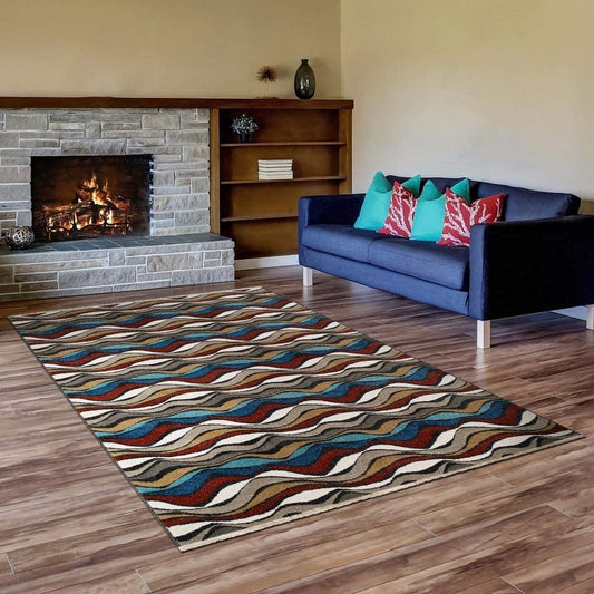 Arman Modern Multi Soft Area Rug