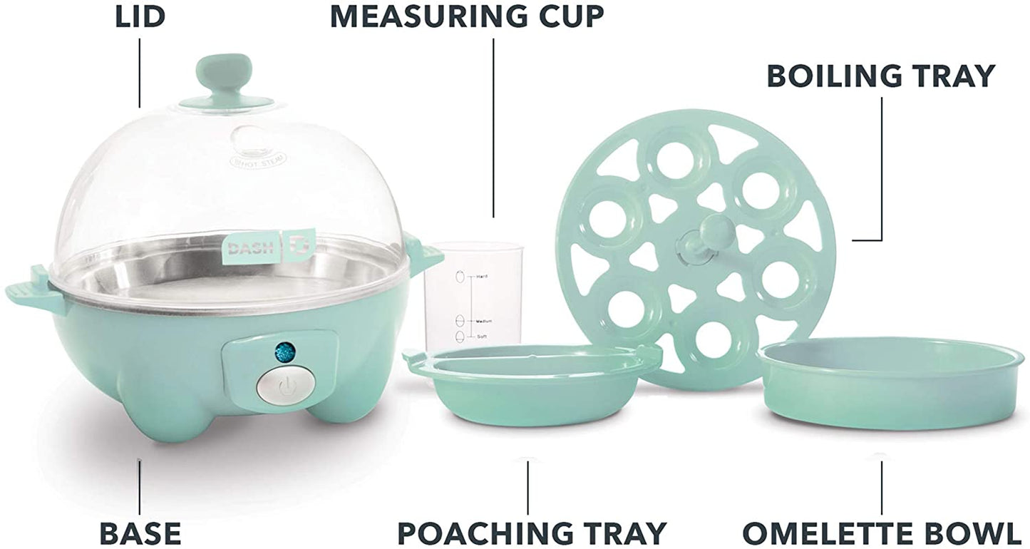 Electric Rapid 6 Eggs Cooker W/ Auto Shut Off