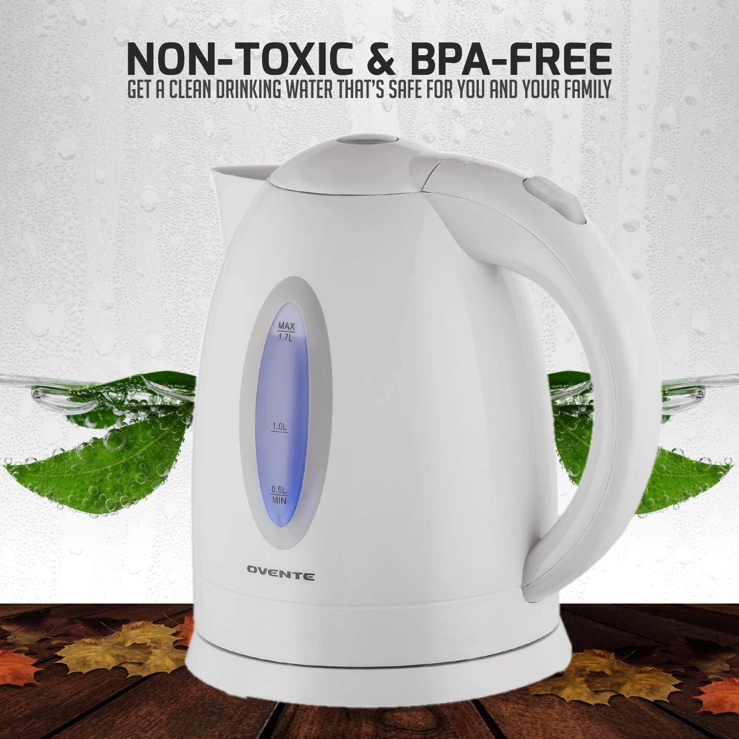 1.7 Liter Electric Hot Water Kettle/Tea Maker, Brew Coffee & Beverage