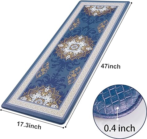 Sets of 2 Anti-Fatigue Foam Cushioned Non Slip Waterproof Kitchen Mats