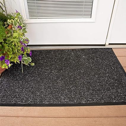 109 Brush Step Entrance Mat, for Home or Office, 3' X 5' Charcoal