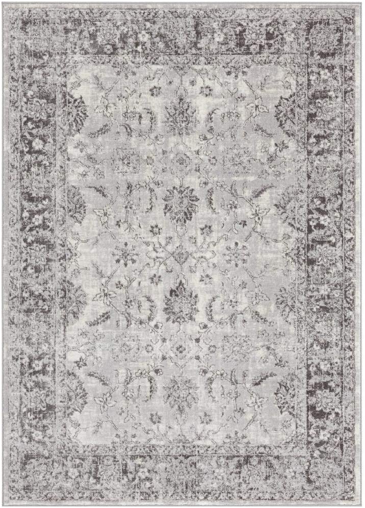 Oriental Gray 8x10 Soft Area Rug