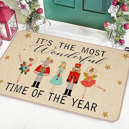 Non Skid Washable Black and White Boho Kitchen Rug Sets of 2, 17x29 and 17x47 Inch