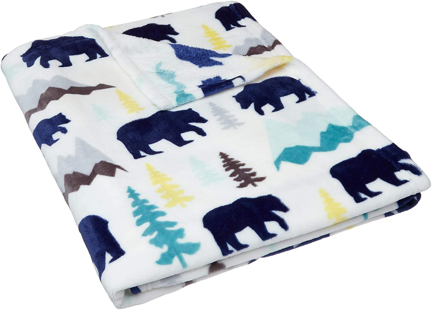 Kids Bear Buddies Bedding Nap Set with Bear Pillow and Fleece Throw Blanket