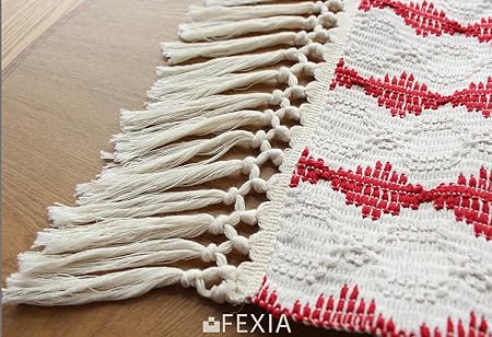 Set of 4, Macrame Table Decor