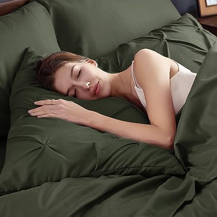Queen Comforter Set - 7 Pieces, Bed in a Bag with Flat Sheet and Fitted Sheet, Pillowcases & Shams