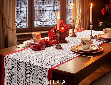 Set of 4, Macrame Table Decor