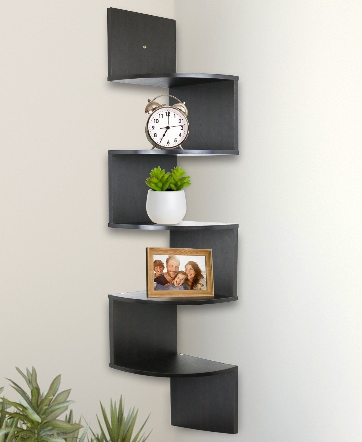 5 Tier Wall Mount Corner Shelves