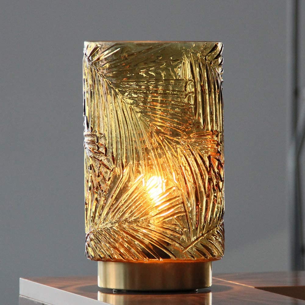 Cordless Floral Battery Operated Table Lamp