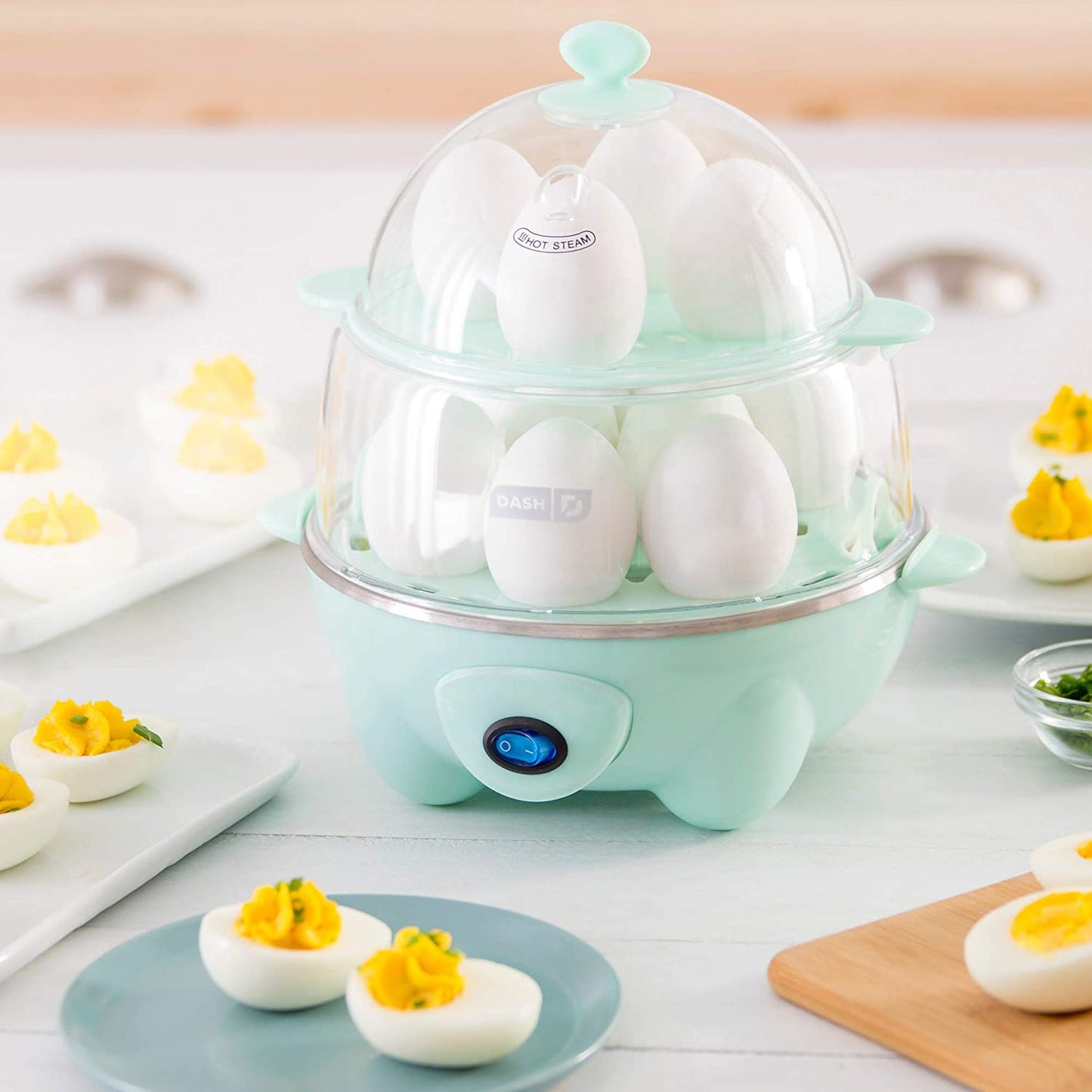 Electric Rapid 12 Eggs Cooker W/ Auto Shut Off