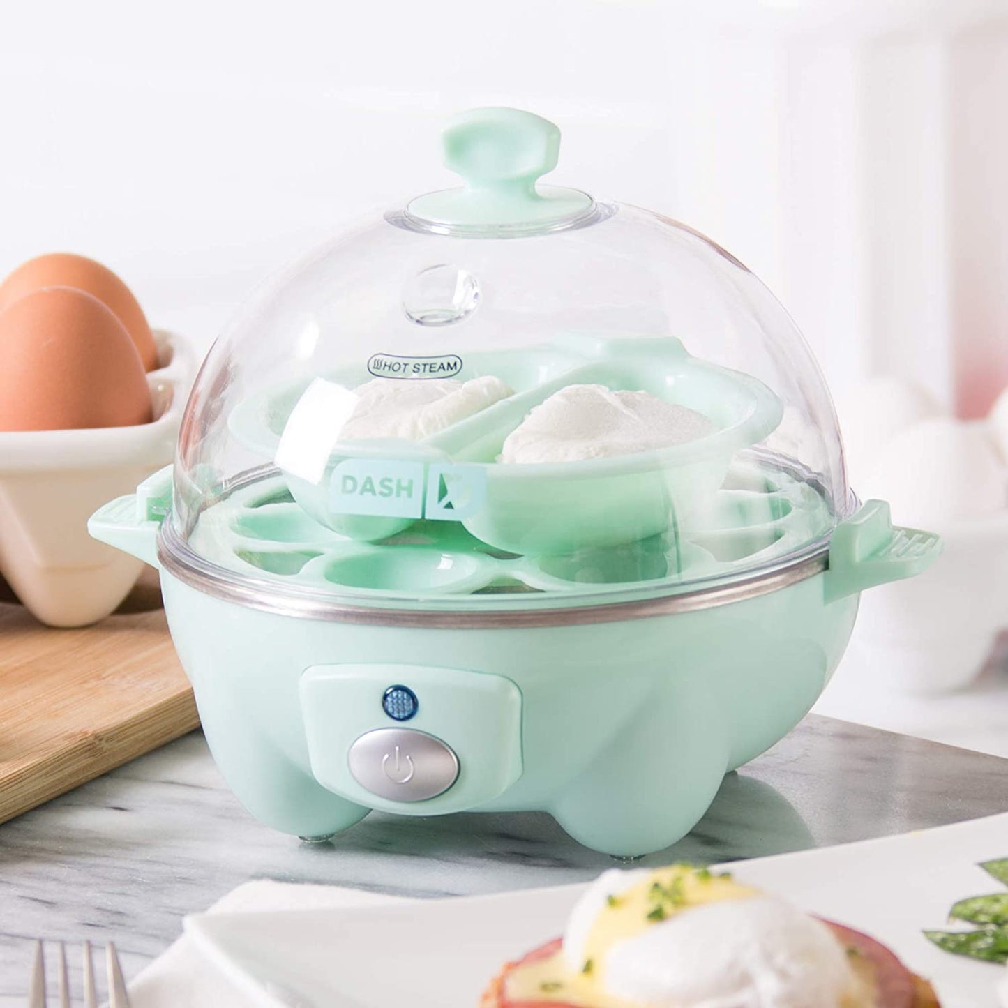 Electric Rapid 6 Eggs Cooker W/ Auto Shut Off