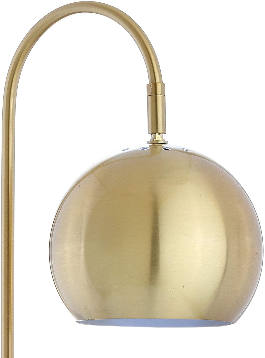 Stephen 23.5" Metal/Marble LED Lamp Gold/White