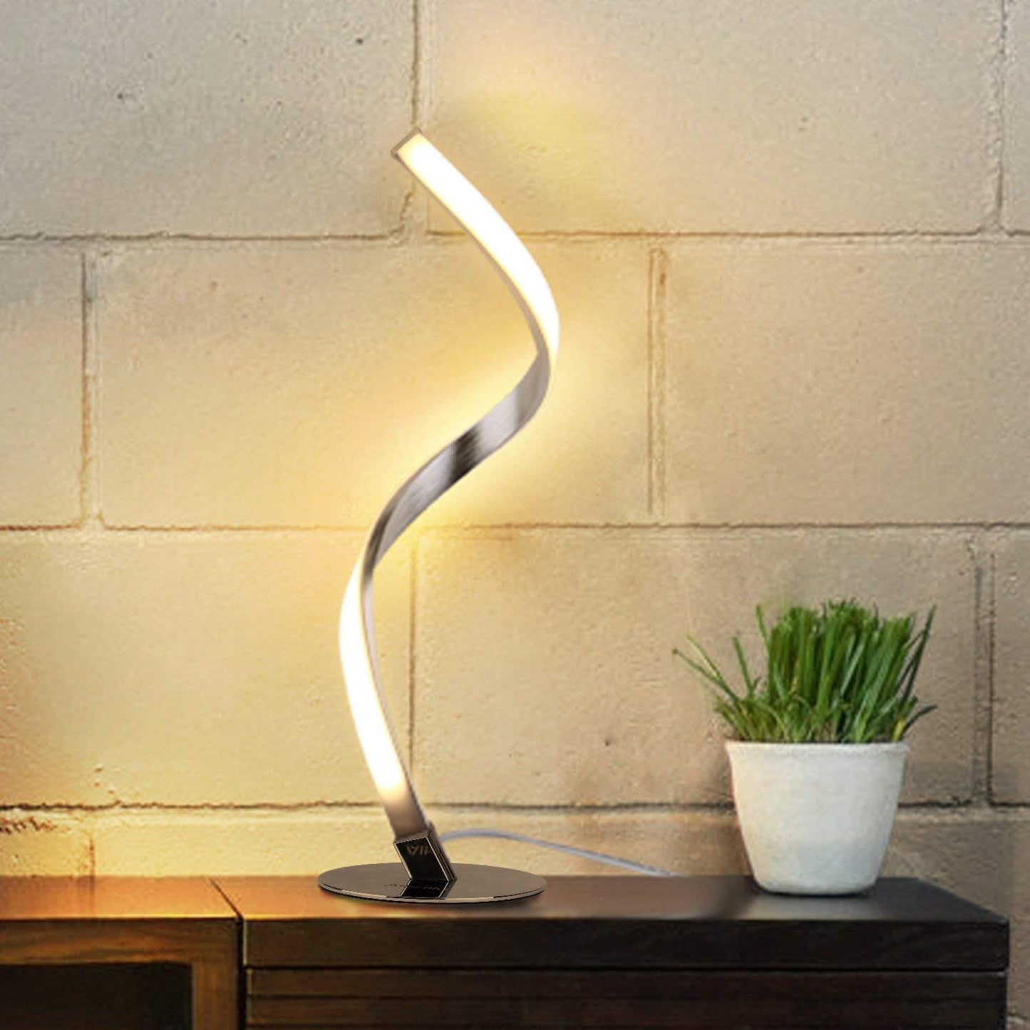 Albrillo Spiral Design LED Table Lamp