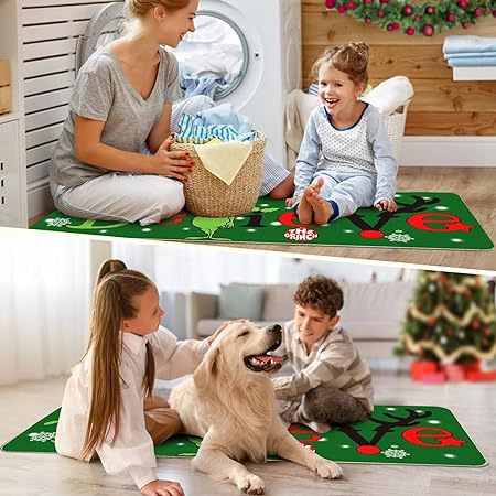 Green Monster Non Slip Christmas Kitchen Decoration, Set of 2