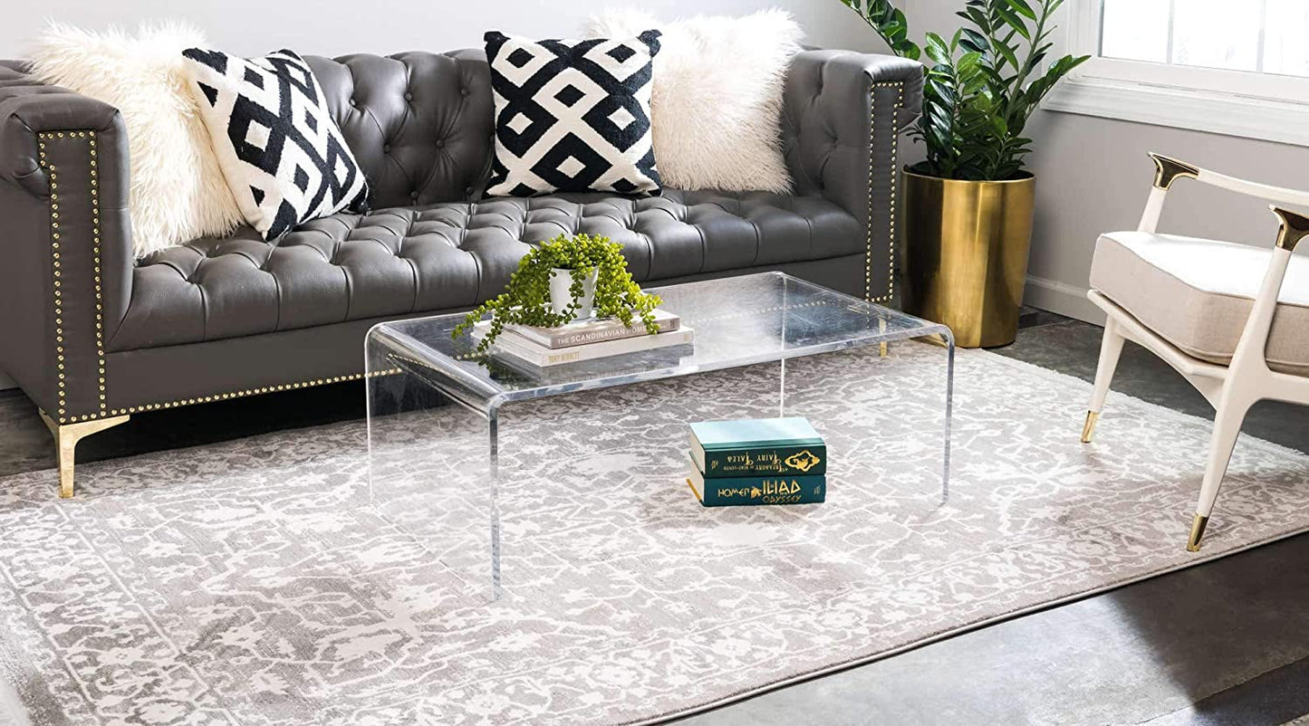 New Classical Collection Area Rug, Gray