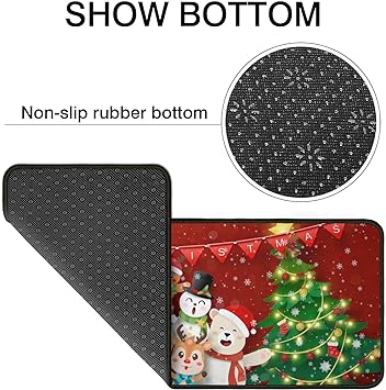 Set of 2,Anti Fatigue Mats for Kitchen Floor, Comfort Standing, Non-Slip Washable Cushioned Anti Fatigue Rug, 17'' X 47'' + 17'' X 30''…