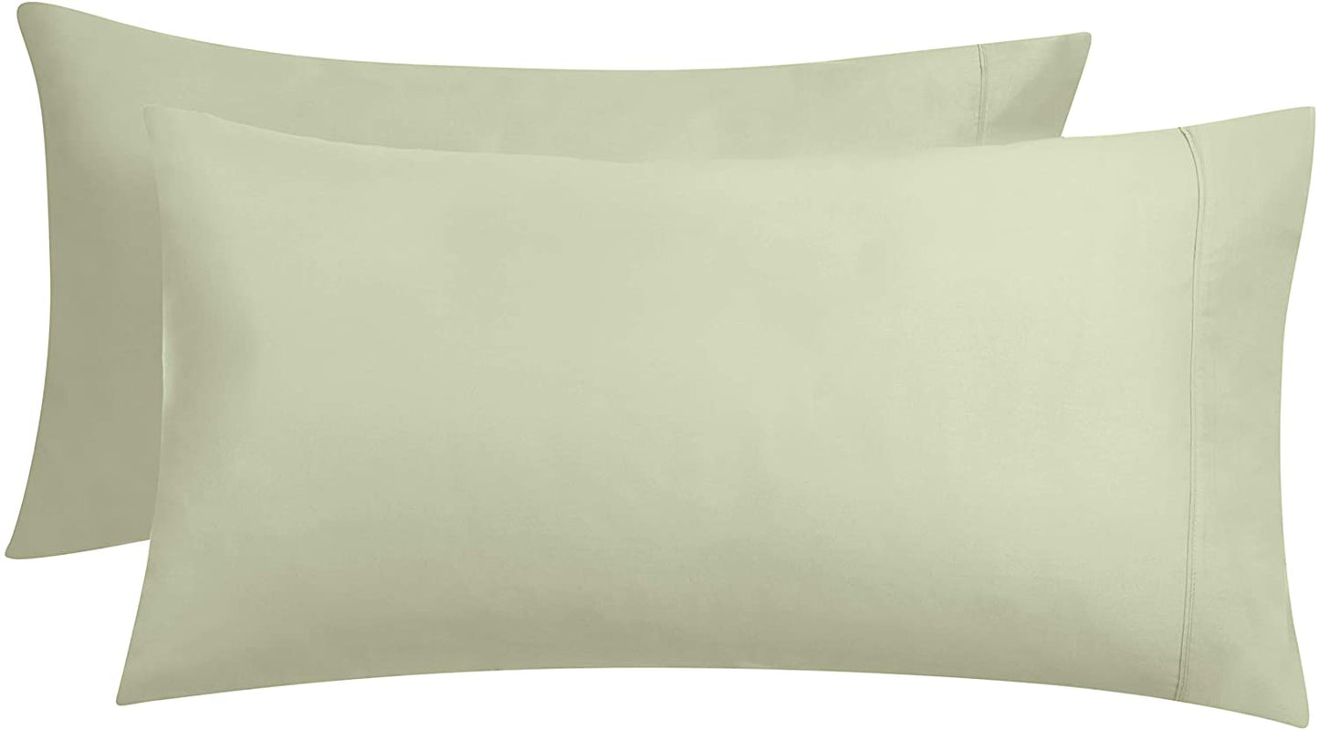 Lightweight Super Soft Easy Care Microfiber Pillowcases - 2-Pack
