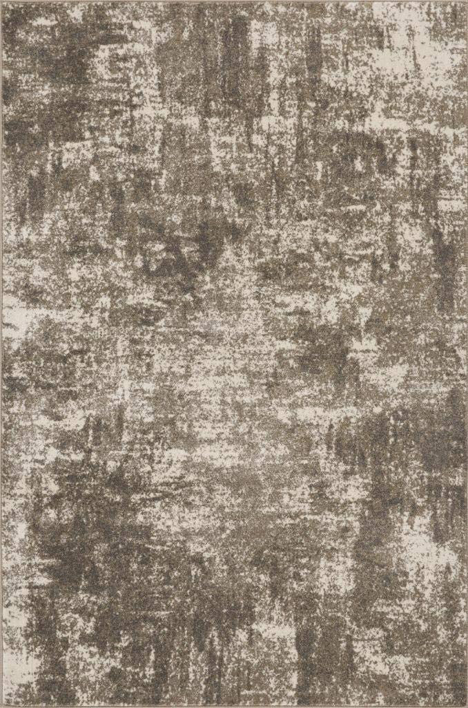 Lagos Collection Beige Abstract Soft Area Rug
