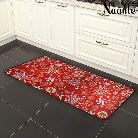 4th of July Anti Fatigue American Flag Non Slip Absorbent Floor Carpet Yoga Mat  (3' in Diameter)