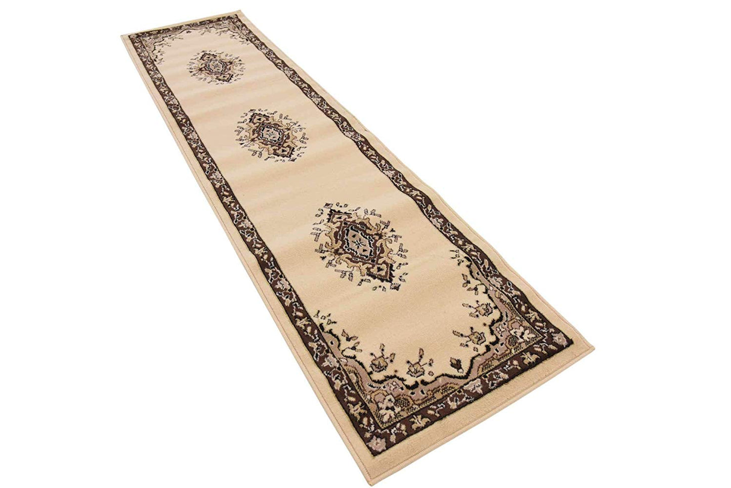 Traditional Ivory Soft Area Rug