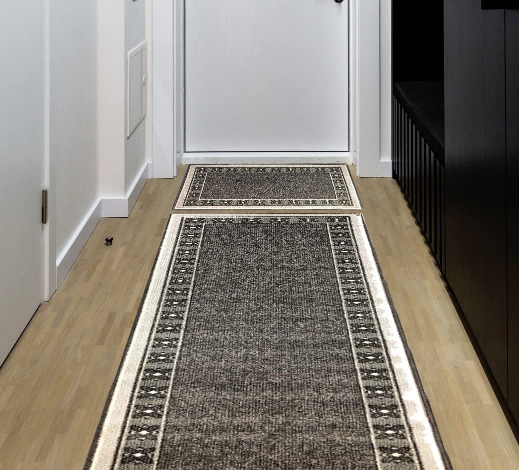 Non Slip Rubber Back Kitchen Rug Anti Slip Stair Treads (Emy-BGE, Runner (20"x59"))