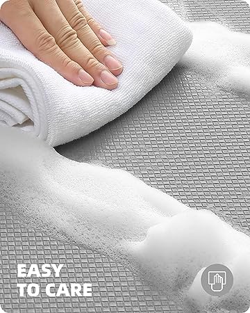 Cushioned Anti-Fatigue Kitchen Mat, Non Skid Waterproof Comfort Standing Kitchen Rugs and Mats, Memory Foam Kitchen mat, 17"x79", Black