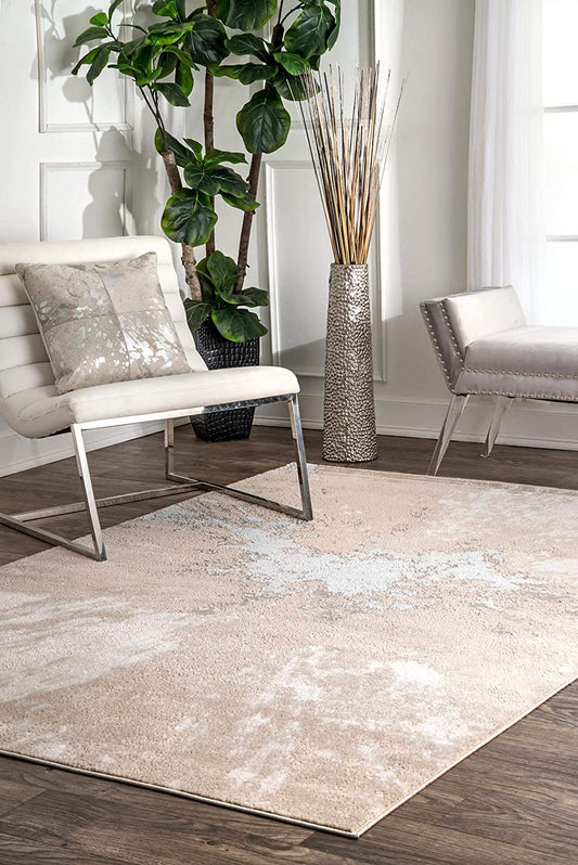 Cyn Abstract Area Rug,Beige