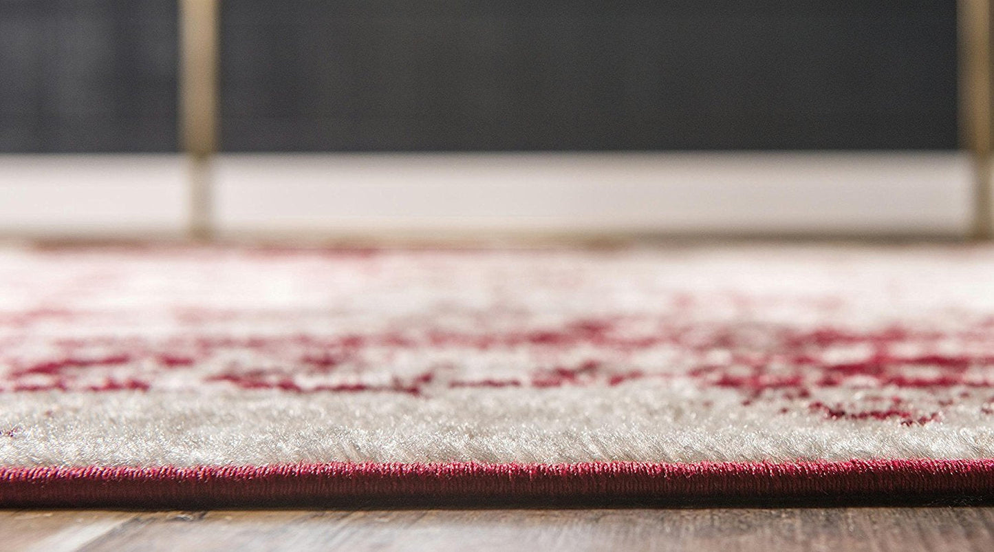 Vintage Distressed Burgundy Area Rugs