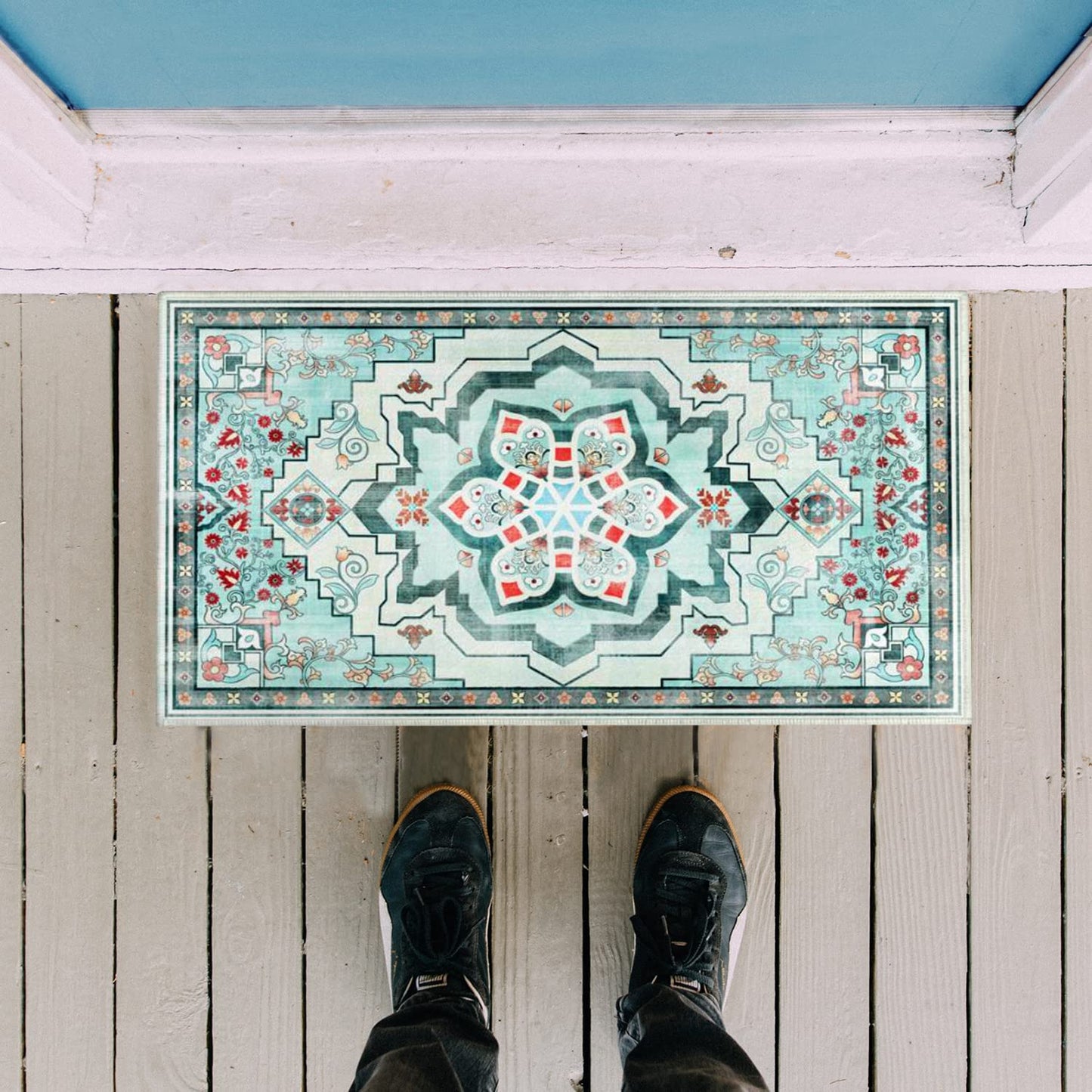 Set of 2 - Sunflower Kitchen Rugs