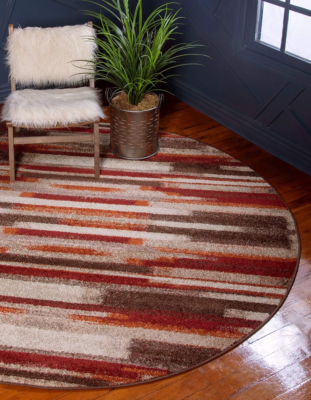 Warm Toned Beige Brown Multi-color Area Rugs