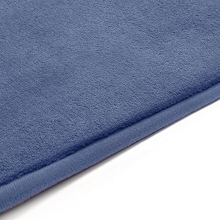 Luxurious Memory Foam Bath Absorbent Machine-Washable Mat, 17 x 24 inches,