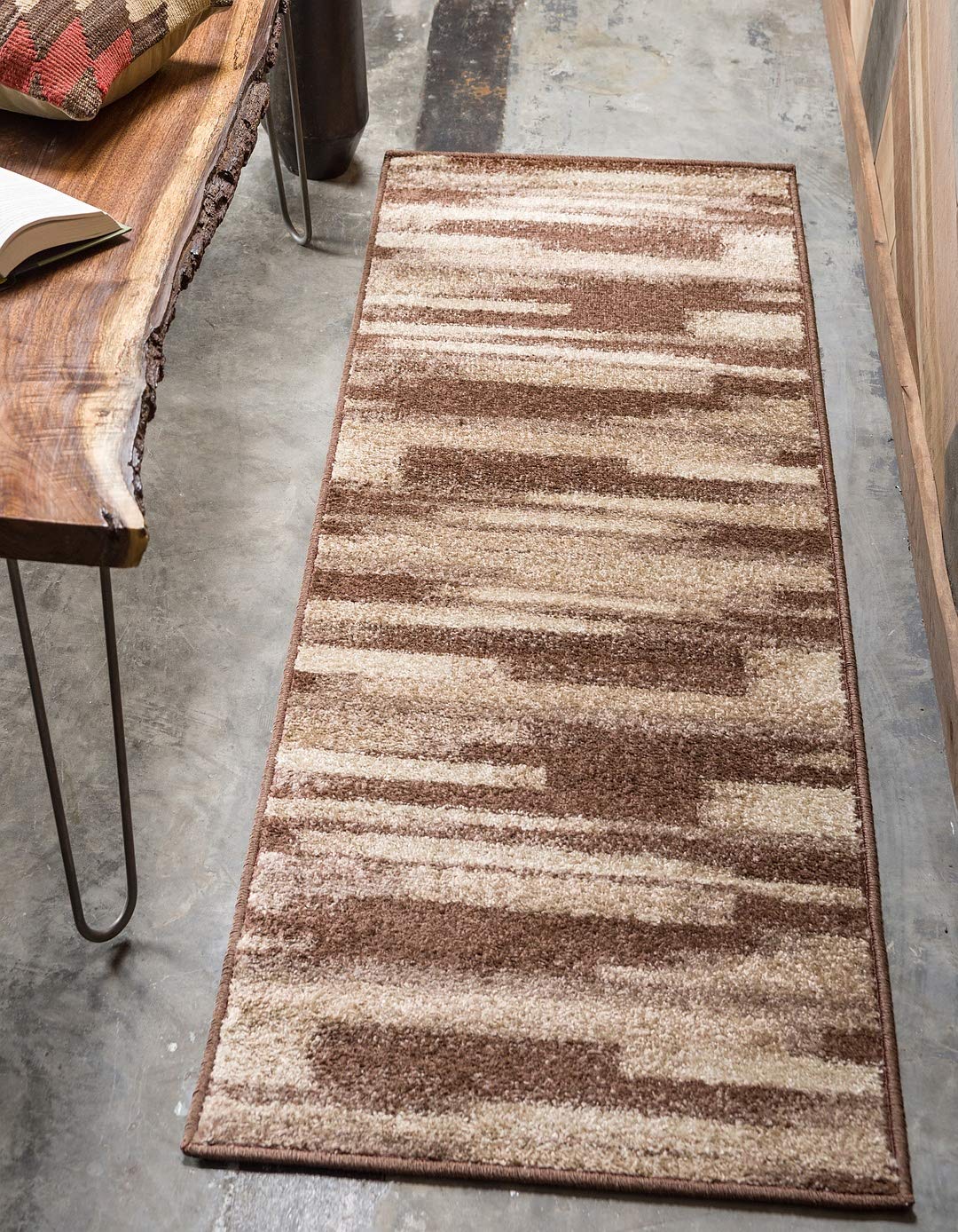 Warm Toned Beige Brown Area Rugs