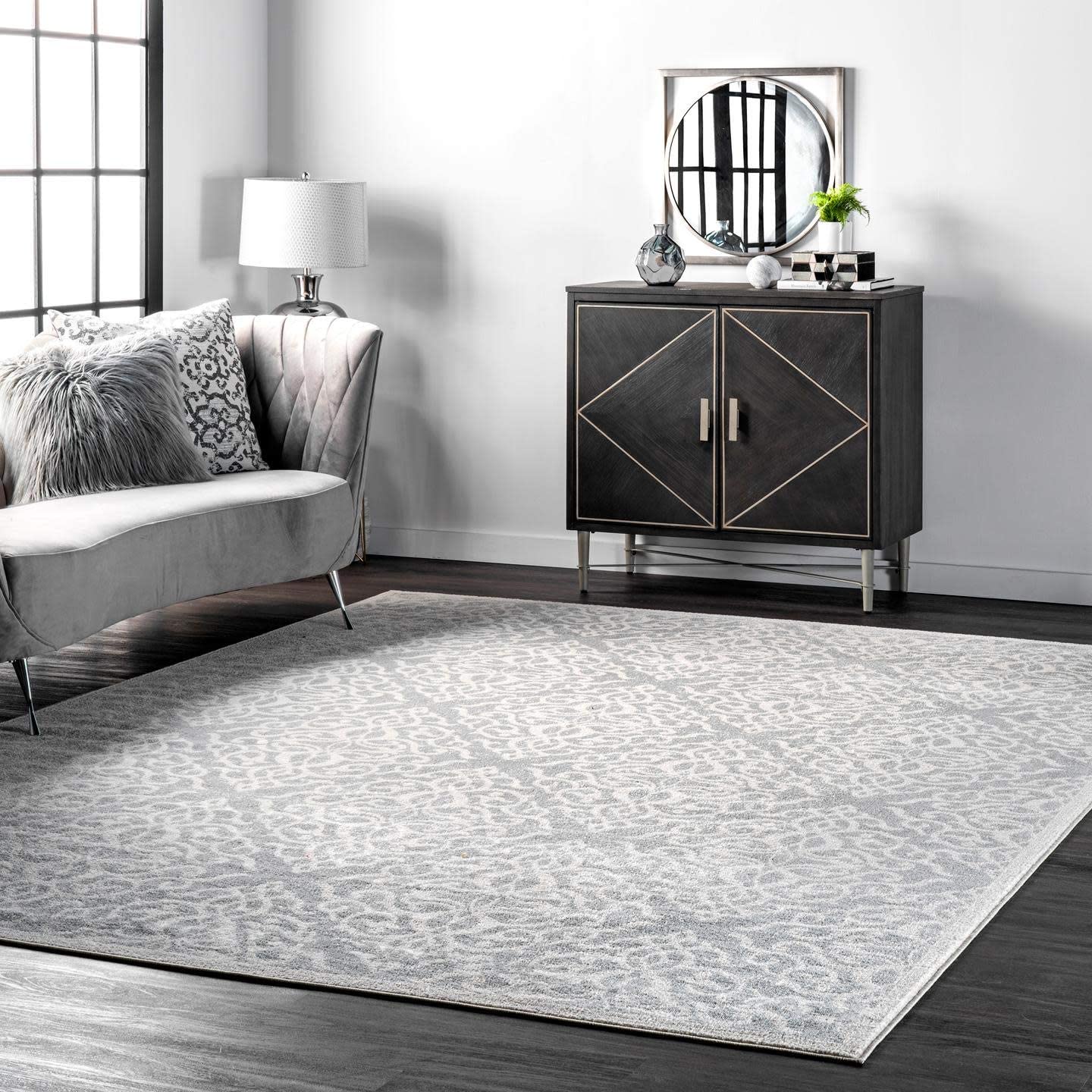 nuLOOM Contessa Ombre Accent Rug, 2' x 3', Grey