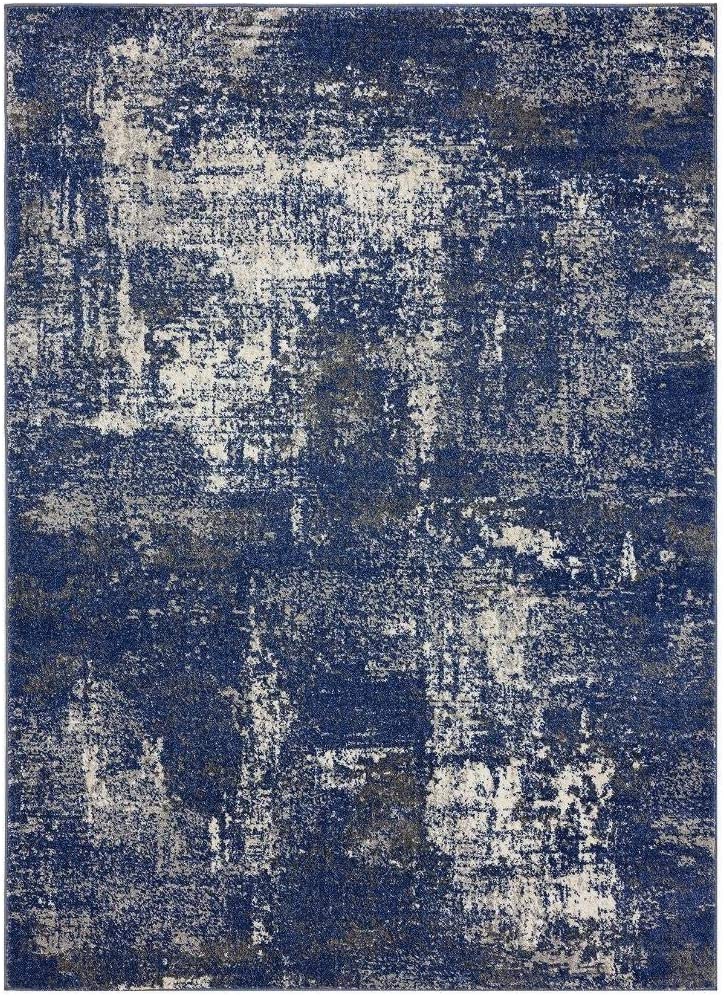 Tower Hill Abstract Blue Area Rug