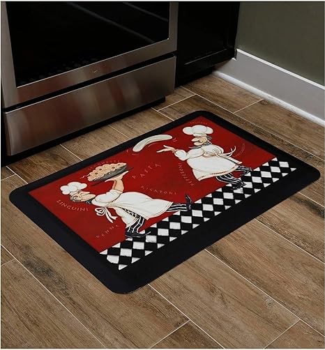 Anti-Fatigue, Non Slip Waterproof Ergonomic Comfort Kitchen Mat