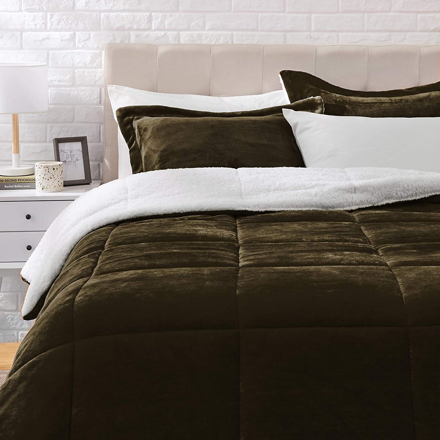 Ultra-Soft Micromink Sherpa Comforter Bed Set