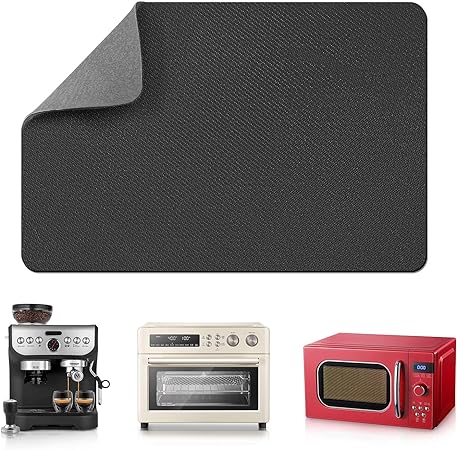 Sliders 360 Degree Rotation Moving Heat Resistant on Counter, Appliance Slider Cut to Fit, (Medium, Blue)